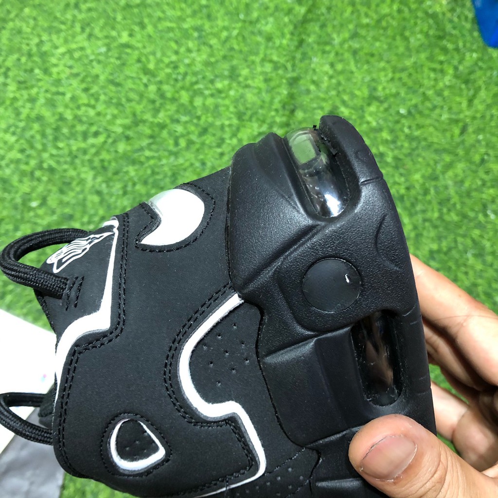 Giày Uptempo đen viền trắng nam nữ size 36-44 + full box + bill + tặng tất