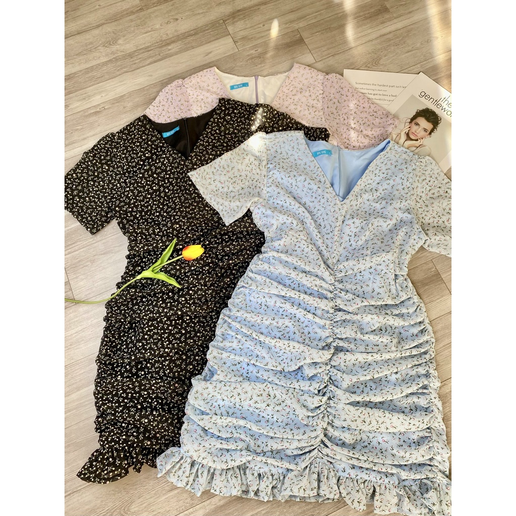 BIGSIZE  55-85KG - ĐẦM NHÚN HOA NHÍ EMMA DRESS