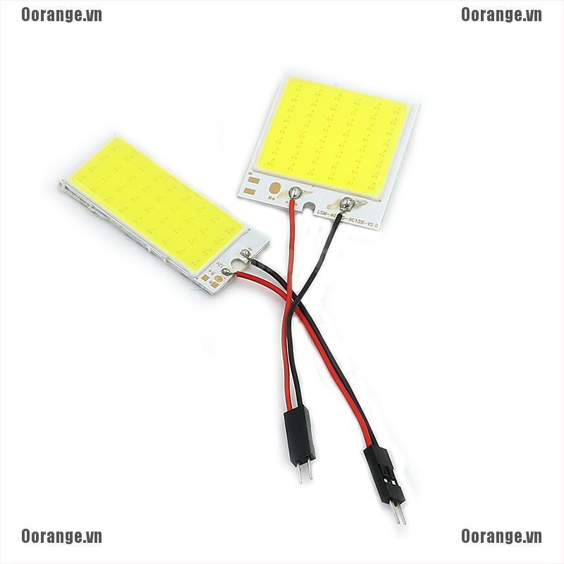 Bảng Đèn Led 36/48 Smd Cob 12v Ánh Sáng Trắng Cao Cấp Cho Xe Ô Tô