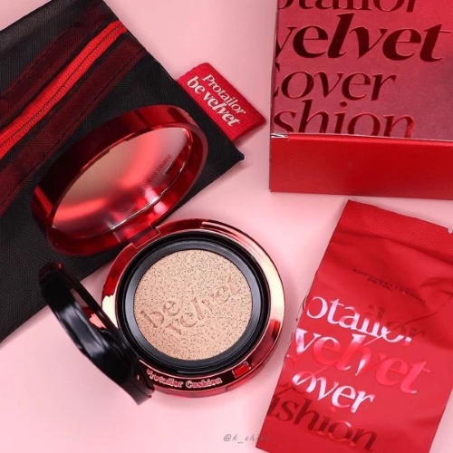 Phấn Nước Che Phủ Hoàn Hảo Espoir Pro Tailor Be Velvet Cover Cushion SPF 34 PA++ ( Special Gift)