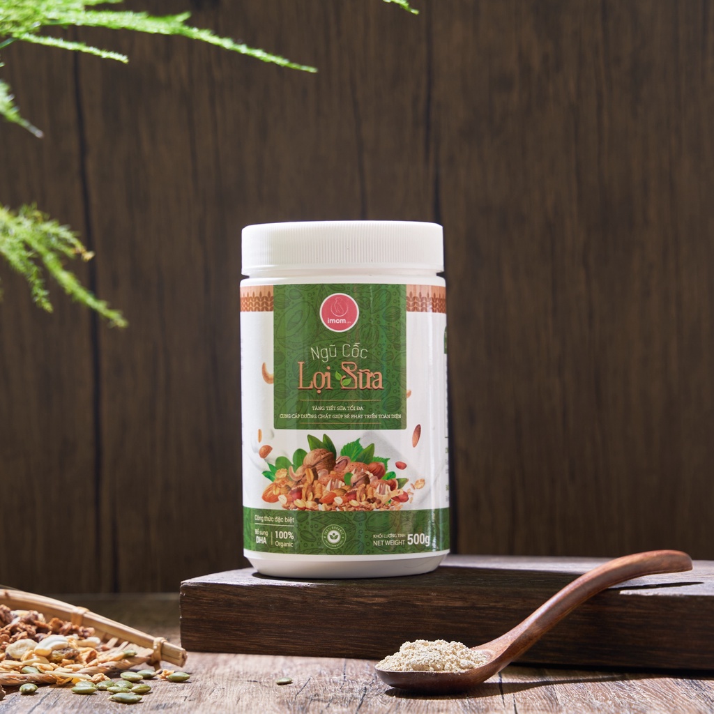 Ngũ cốc lợi sữa imom - kích sữa nhanh chóng, tăng tiết sữa tối đa, cung cấp dưỡng chất giúp bé phát triển toàn diện NCLS