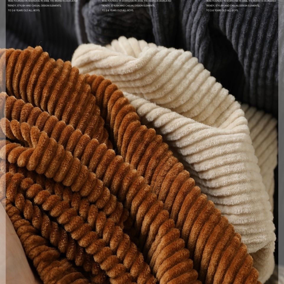 Quần dài vải nhung dày thời trang thu đông cho bé