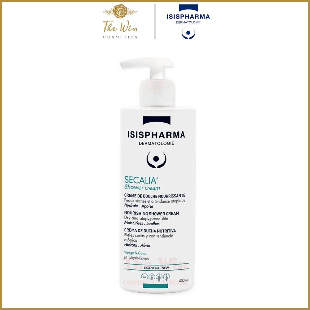Sữa tắm cho da khô, da kích ứng, chàm ISIS Pharma Secalia Shower Cream 200ml & 400ml