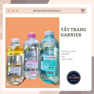 Nước Tẩy Trang Garnier Micellar Cleansing Water Pháp 400ml