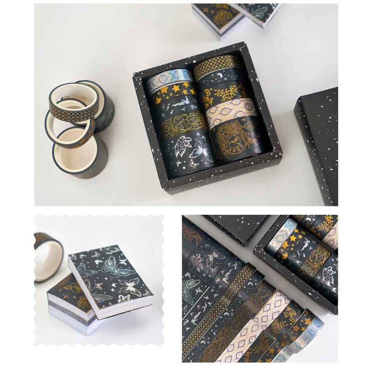 Băng Dính Washi Van Gogh Chủ Đề Dài 3m Dán Nhãn Trang Trí Sổ Tay Bullet Journal Quà Tặng Cá Tính Nghệ Thuật