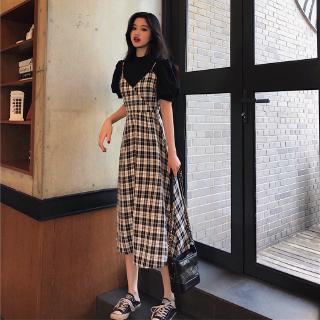 Đầm nữ phong cách hoàng gia Retro Hàn Quốc size S-XL