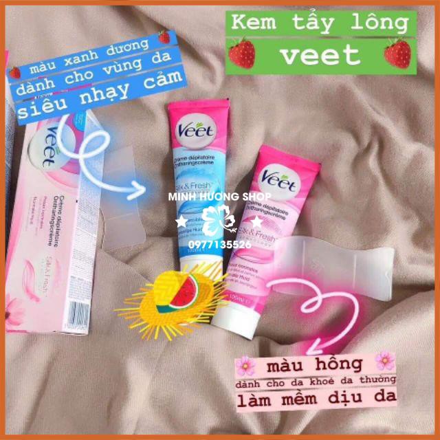Tẩy lông VEET ko gây đau rát , thâm mụn