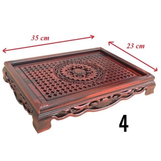Khay trà giả gỗ- khay ấm chén