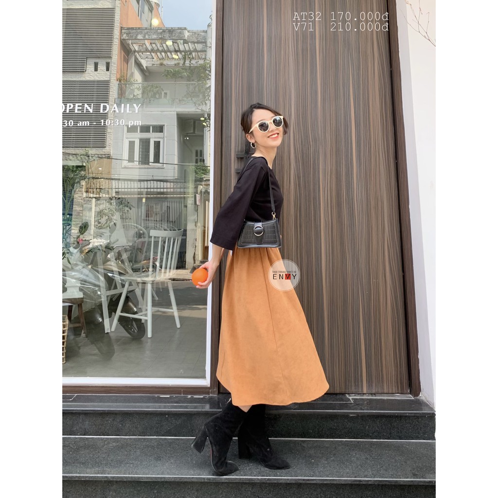 [Mã FADIRECT20 giảm 20K đơn 150K] Chân Váy Midi ENVY - V71 | BigBuy360 - bigbuy360.vn