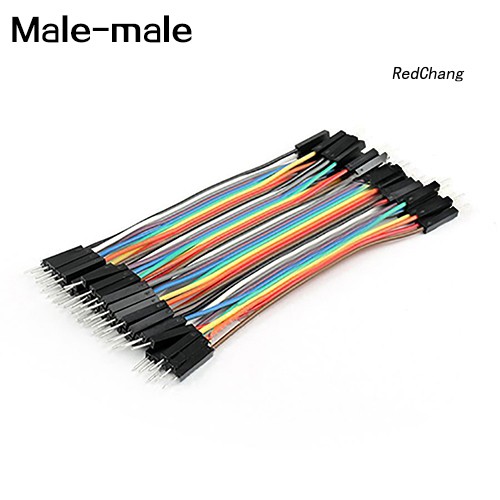 -SPQ- 40Pcs/Row 10cm M-M M-F F-F Dupont Wires Jumper Cables for Arduino Breadboard