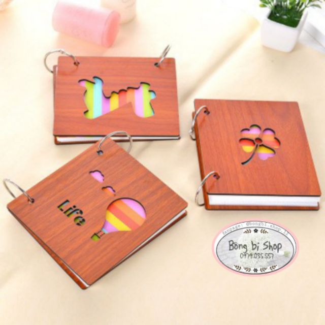 Album ảnh gỗ đựng 100 tấm 6*9 cm