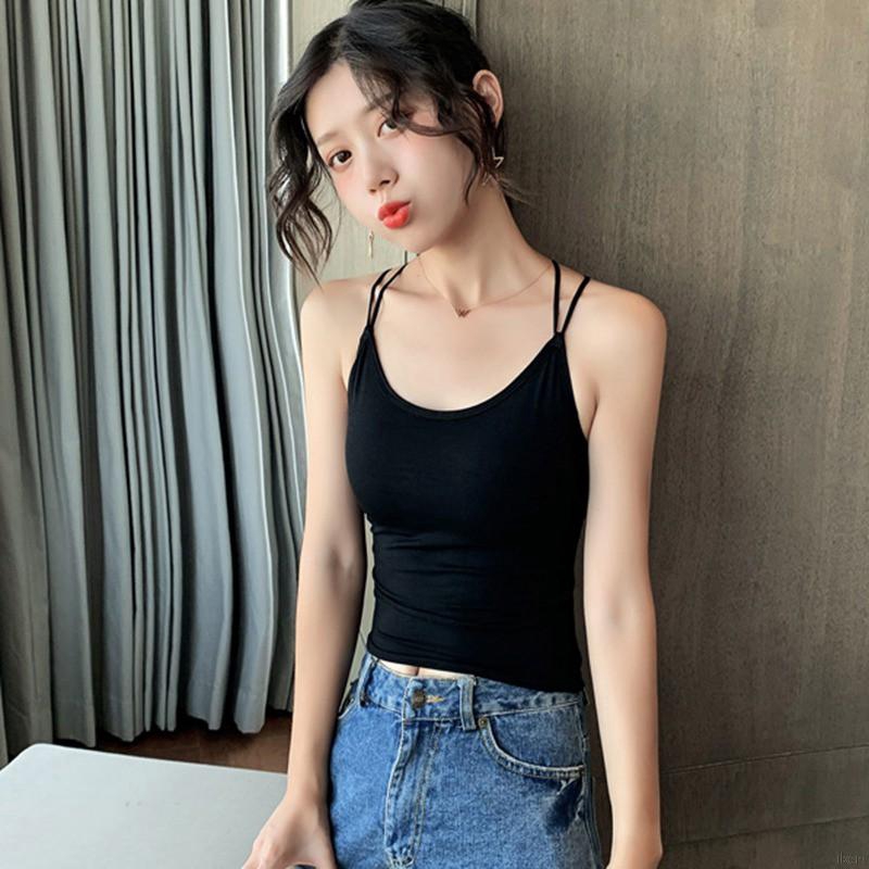 Áo hai dây mảnh hở lưng quyến rũ cho nữ