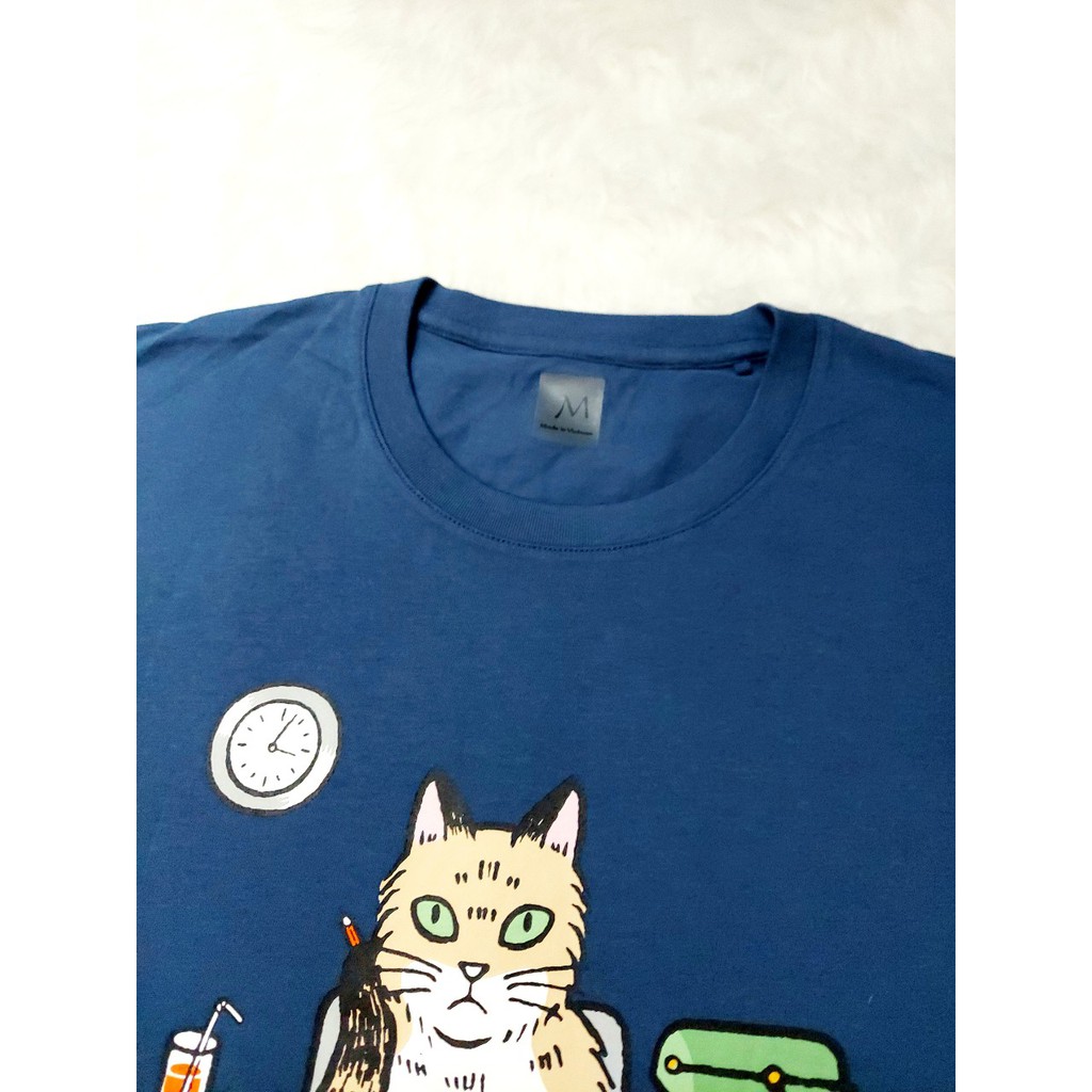 ÁO THUN MÈO MURAKAMI RADIO 3 MÀU CHẤT ĐẸP THỜI TRANG, CÁ TÍNH