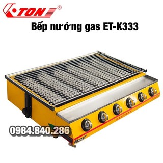 Bếp nướng BBQ 6 họng đốt ET-K333 bằng gas