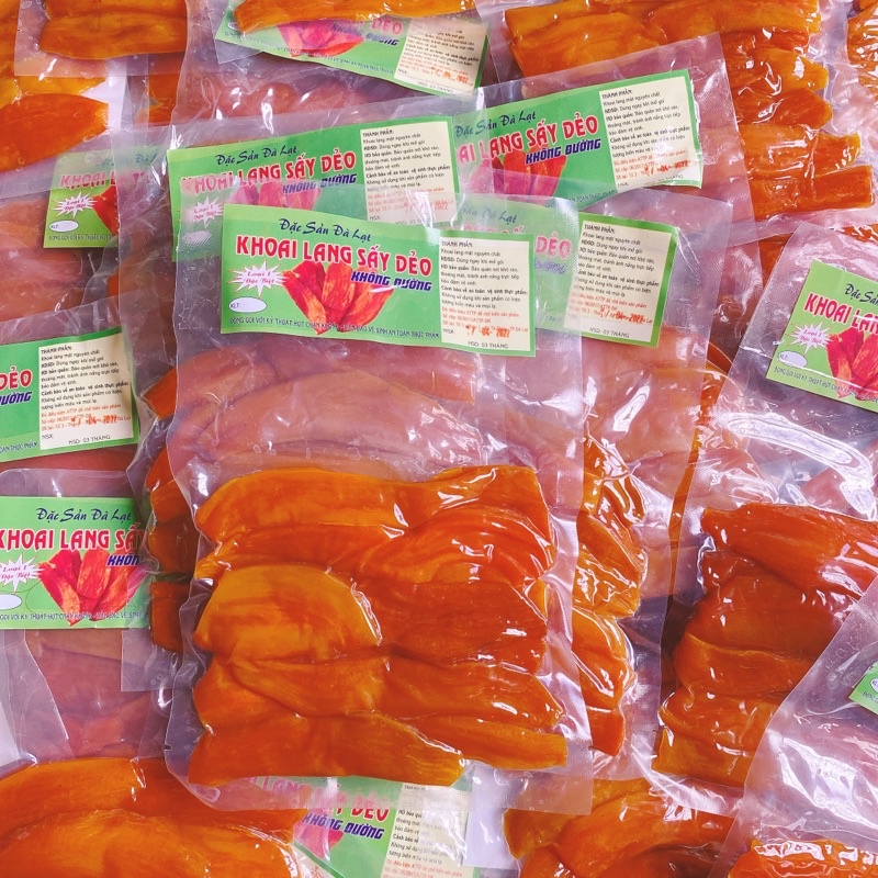 1KG Khoai lang mật sấy dẻo - Đặc sản Đà Lạt