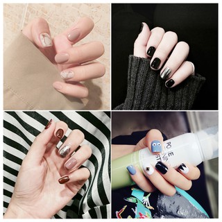 Móng tay giả cao cấp họa tiết (Bộ 24 móng,TẶNG keo dán móng)