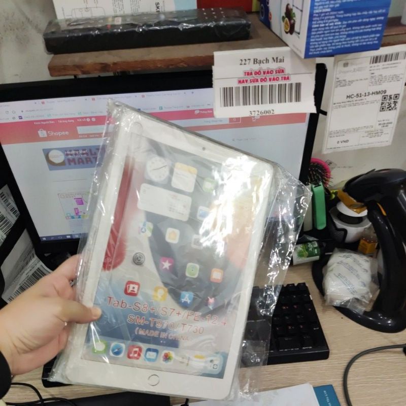✔️️️Ốp Silicon Samsung Tab 7S Plus - Ốp Máy Tính Bảng Silicon trong suốt đẹp, chất lượng cao