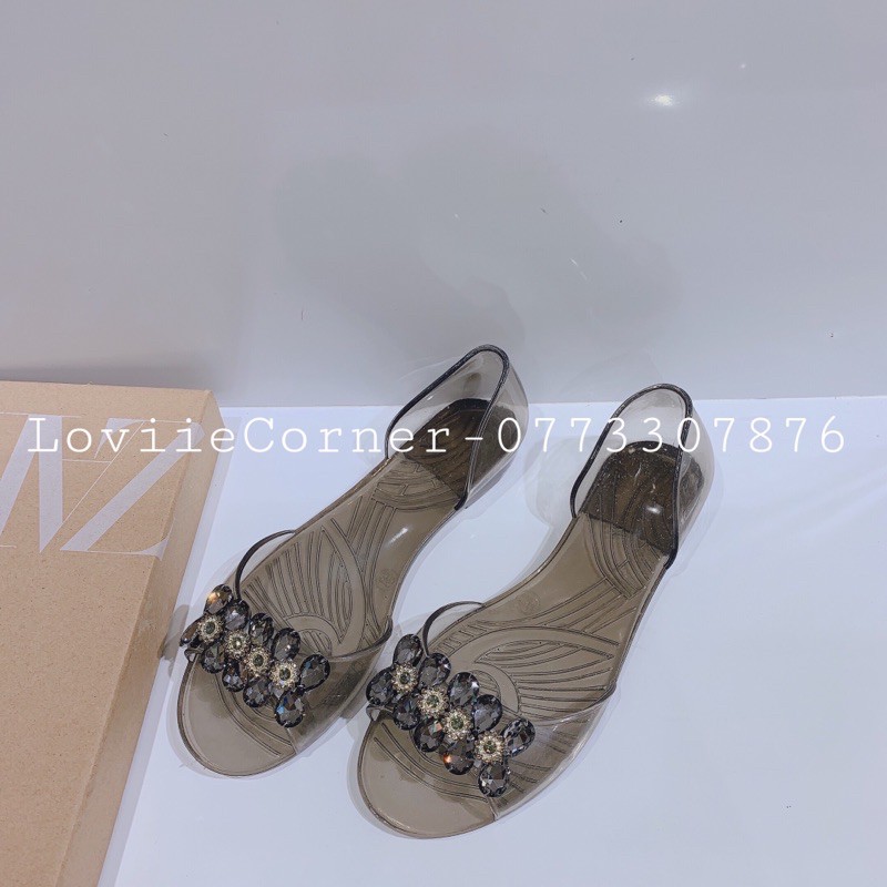 LOVIIECORNER - GIÀY BỆT NỮ ĐI MƯA NHỰA TRONG - GIÀY NỮ ĐẾ BỆT ĐÍNH ĐÁ TRONG SUỐT - GIÀY NỮ TRONG SUỐT ĐI MƯA - B210506 | BigBuy360 - bigbuy360.vn