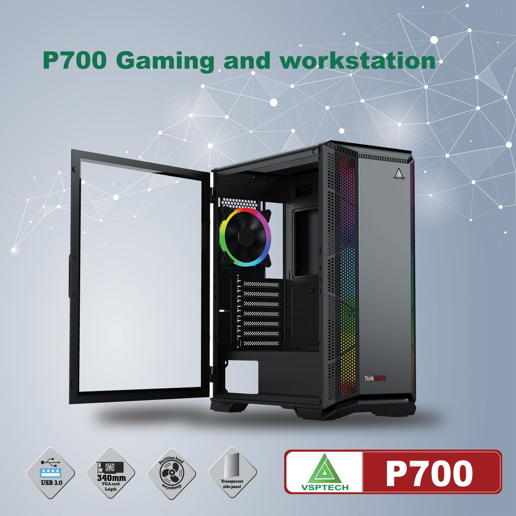 Case P700 Full ATX (Mặt Lưới)