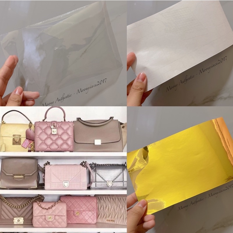 Miếng dán khoá tự tỉa túi xách