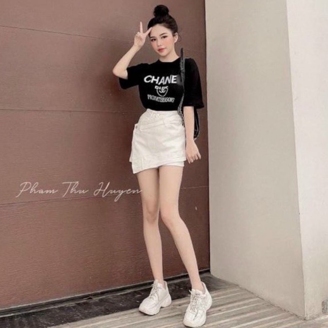 QUẦN SHORT KAKI VẠT ĐẮP CHÉO HÌNH THẬT