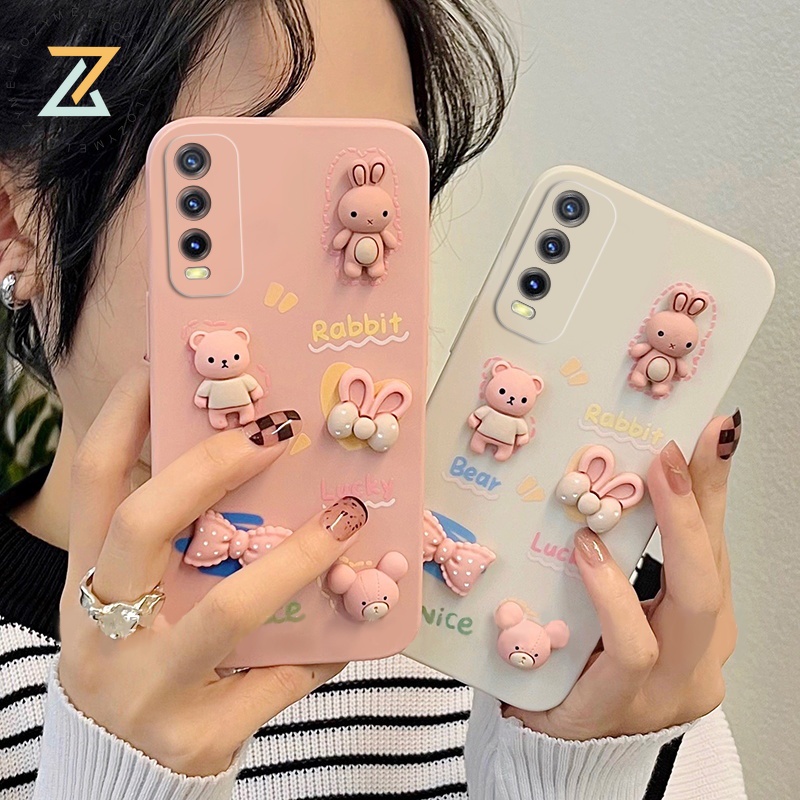 Zymello Ốp lưng Iphone11 11Pro Max 12 12Pro Max 13 Pro Max 7 7+ 8 8+ 6 6+ Xu hướng thời trang 3D Girl Doll Case điện thoại