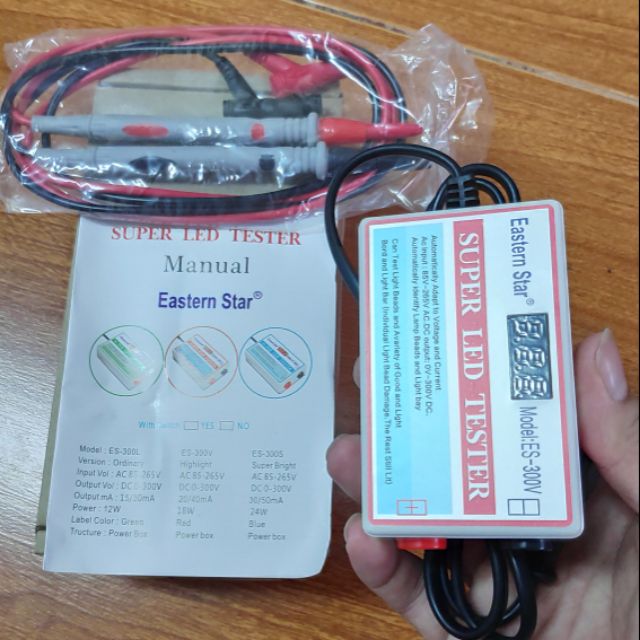 Test led tivi ES 300V