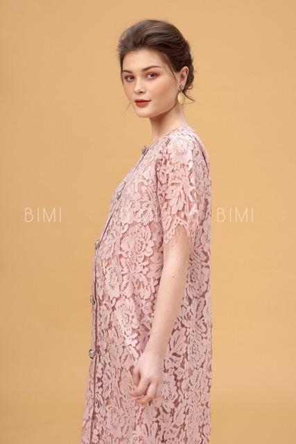 ĐẦM REN HỒNG - BIMI