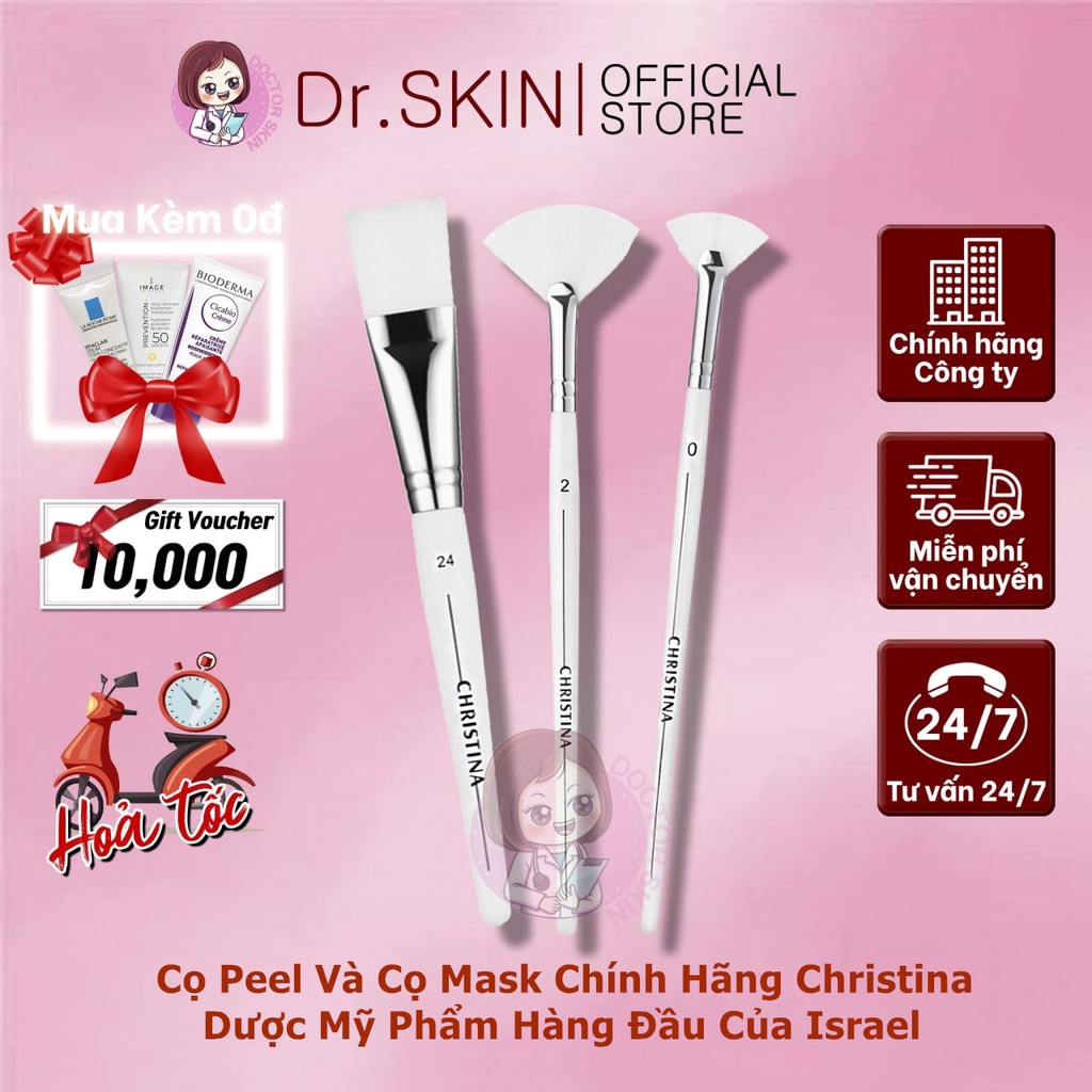 Cọ Peel và Cọ Mask Christina