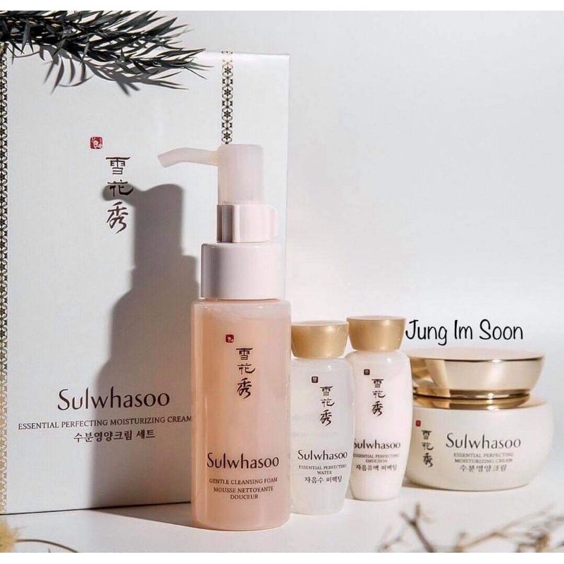 Sét Đặc Biệt Kem Cấp Ẩm Thế Hệ Mới Nhà Sulwhasoo Essential Perfecting Moisturizing Cream Set