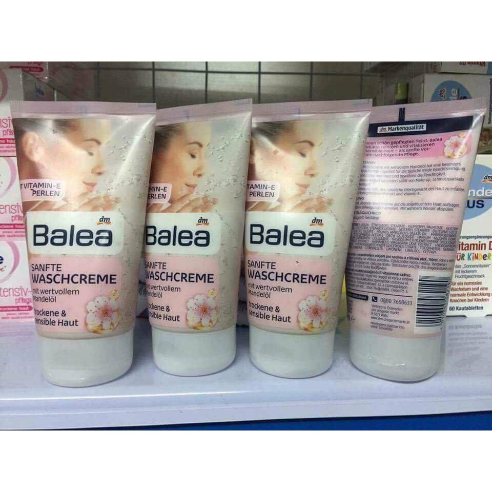 sữa rửa mặt balea xách tay Đức