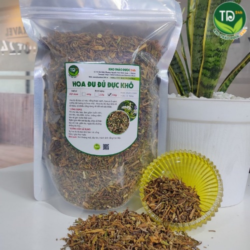 Hoa đu đủ đực sấy khô nguyên chất, tốt cho người bị viêm họng, hỗ trợ tiêu hóa và ngăn ngừa ung thư [100g - 500g]