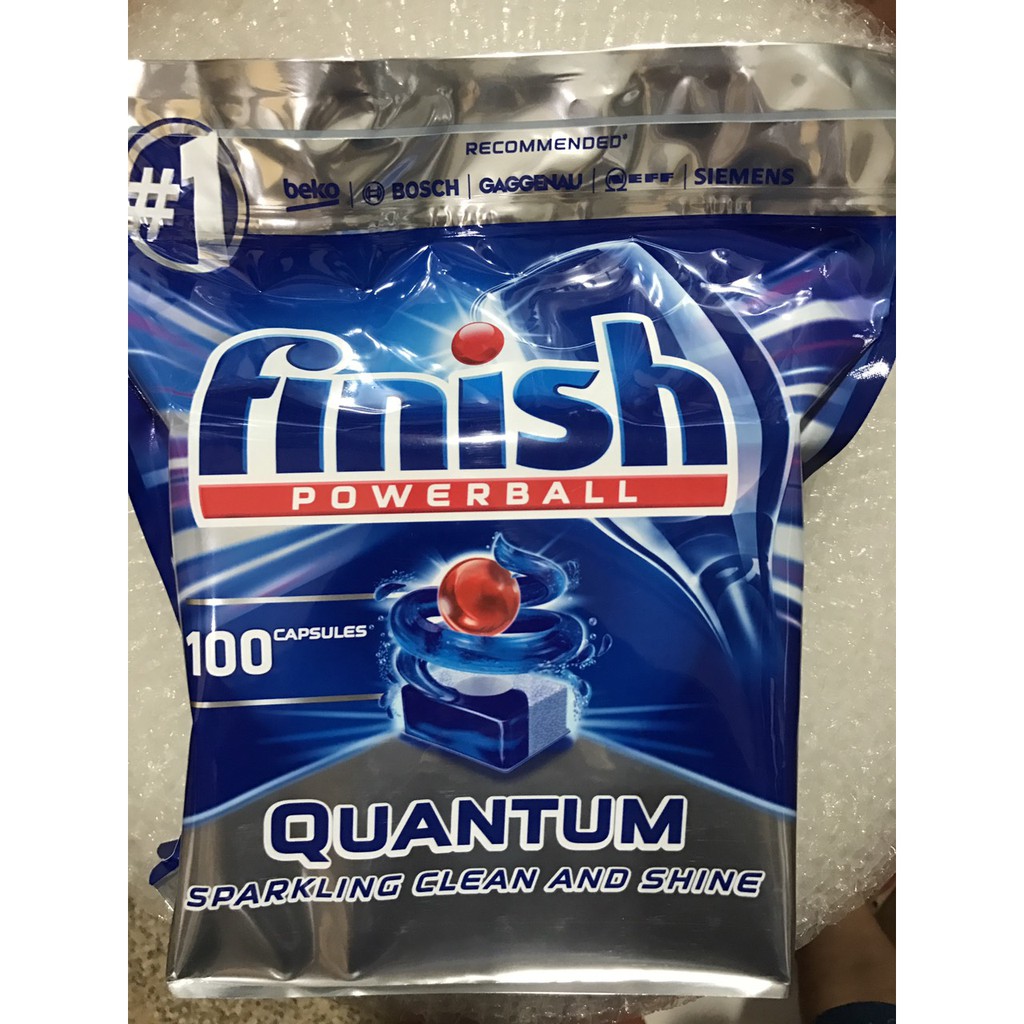 Viên rửa Chén Finish Quantum 100v ( Đức )