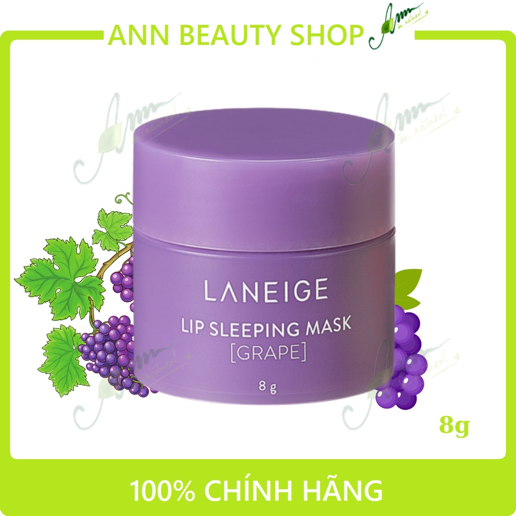 Tách set Mặt Nạ Ngủ Môi Lip Sleeping Mask MINI 8G