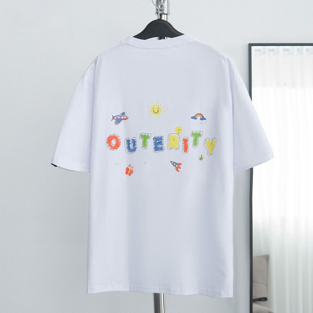Áo thun Tee Color Outerity áo unisex from rộng Oversize ( V203 )