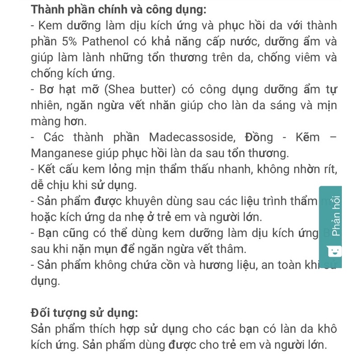 Kem dưỡng phục hồi da B5 La Roche Posay- Săn sale, đủ Bill