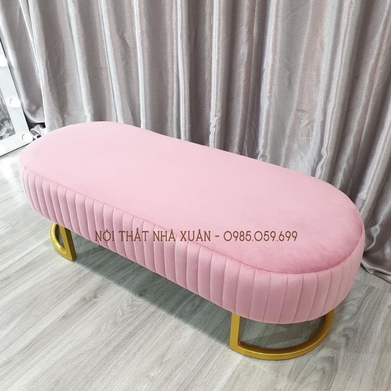 Ghế băng chờ chân kim loại