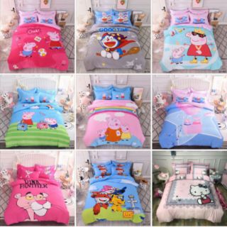 Bộ chăn ga 3D cotton trẻ em ( ib chọn mẫu)