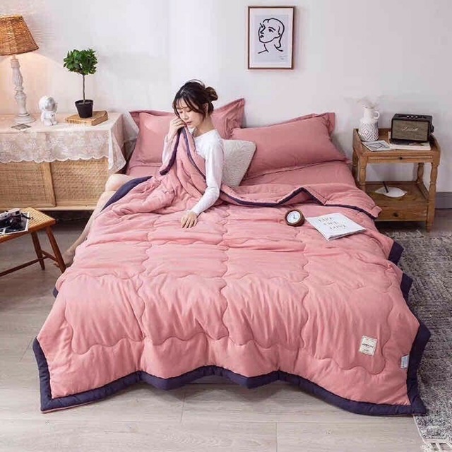 Chăn lông tuyết BLANKET POMPON new 2021 siêu mềm mịn