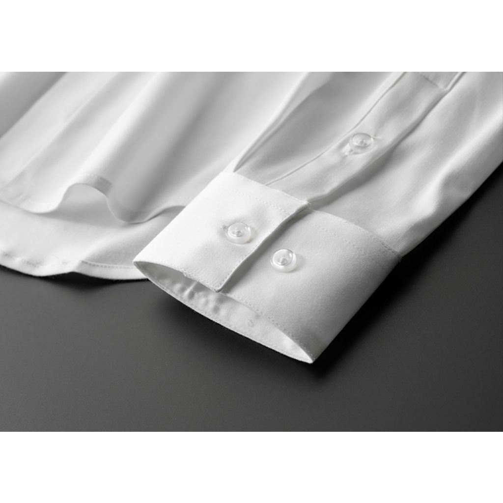 Áo sơ mi nam BASIC chất vải cotton mát mịn chống nhăn thoáng khí nhanh khô