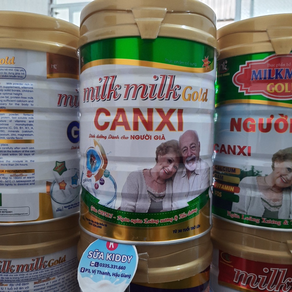 Sữa canxi dành cho người già 900G (milkmilk mẫu cũ)