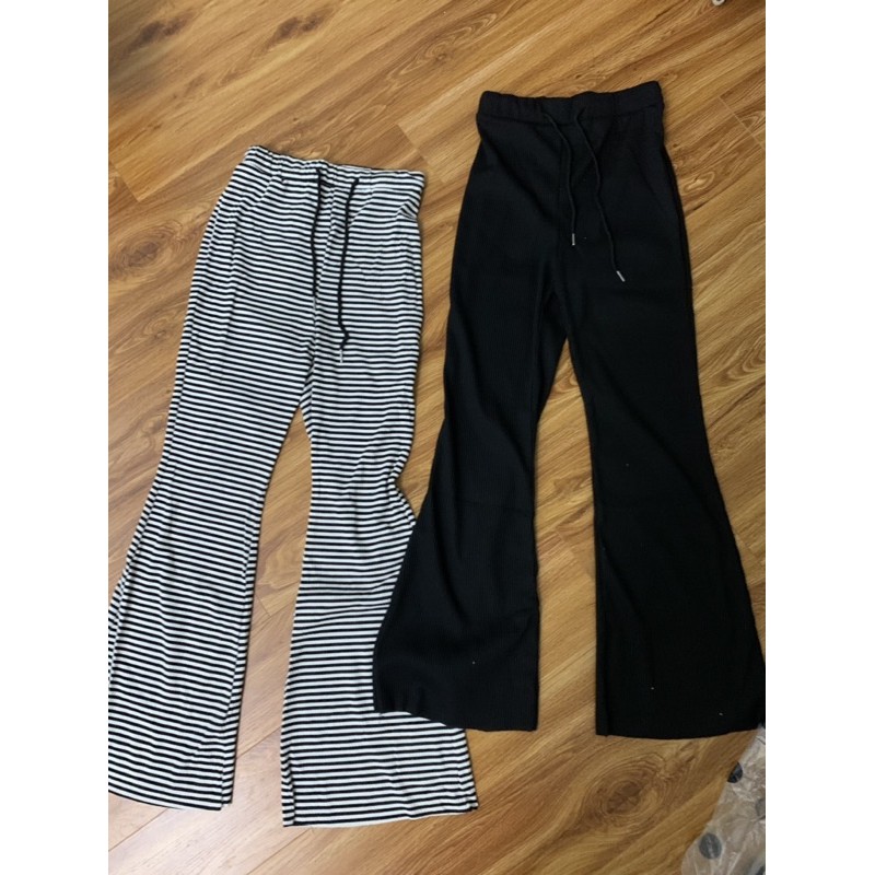 Quần ống loe thun gân rút eo - ord | BigBuy360 - bigbuy360.vn