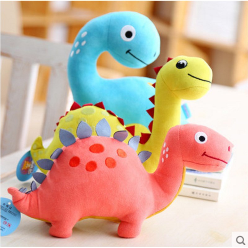 Thú Nhồi Bông Hình Khủng Long Hoạt Hình 23cm Cho Bé Gái