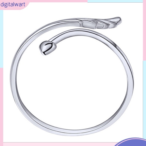 Nhẫn mạ bạc hình cánh thiên thần xinh xắn