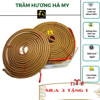 Hương vòng,nhang trầm khoanh đặc biệt cháy 24h hương thơm dịu 100% không hóa chất