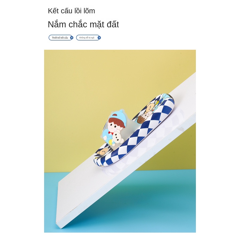Dép Xỏ Ngón Đi Trong Nhà Đế Mềm Chống Trượt Cách Nhiệt Ttc395 Dành Cho Bé Trai Gái