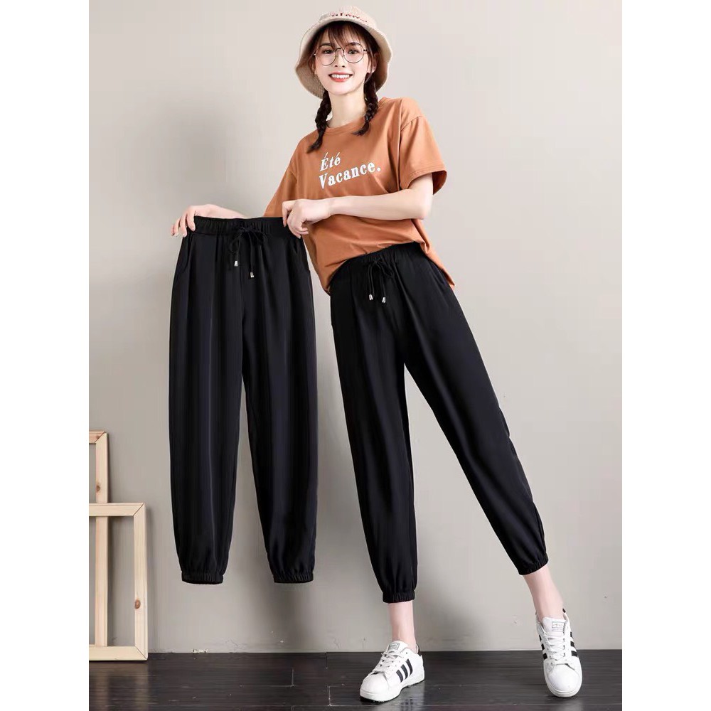 Quần Jogger nam nữ cạp chun bo gấu SIMPLE Ulzzang LEENO | BigBuy360 - bigbuy360.vn