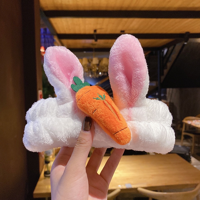 Băng đô rửa mặt chống trượt họa tiết hoạt hình phong cách hàn quốc đáng yêu cho nữ