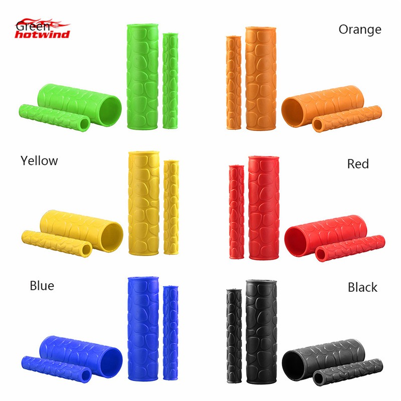 Set 4 vỏ bọc tay lái và tay thắng xe đạp bằng nhựa PE
