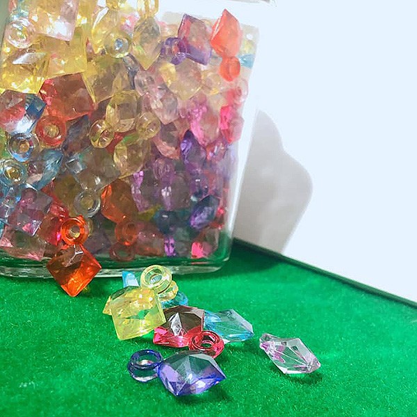 Hạt trang trí móc khóa set 4 cái